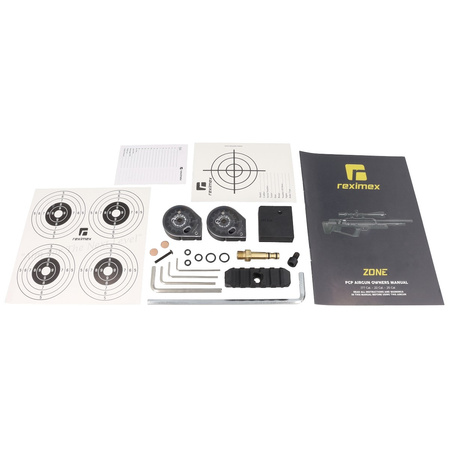 Reximex Zone W 4.5mm PCP Air Rifle with Regulator and Sound Moderator