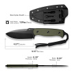 Sencut Toxodon Knife OD Green G10, Black 9Cr18MoV (S24036-2)