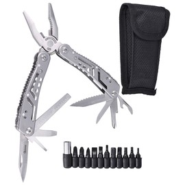 MultiTool Martinez Albainox Grey Aluminium, Inox 19 funkcji Etui (33926)