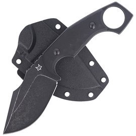 Nóż FOX Monkey Thumper Black G10, Black Stonewashed Niolox by Black Roc Knives (FX-633)