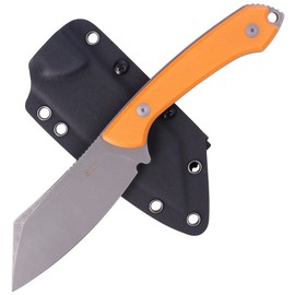 Nóż Kubey Perses Orange G10, Bead Blasted D2 (KU302A)