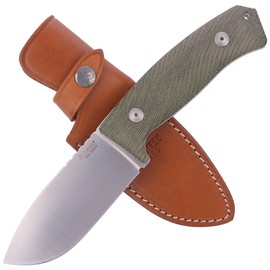 Nóż LionSteel M3 Green Canvas Micarta, Satin Niolox by Michele Pensato (M3 CVG)