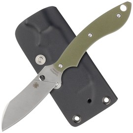 Nóż Spyderco Stok Drop Point Olive Drab G10, Satin 8Cr13MoV by Sjoerd Stok (FB50GOD)