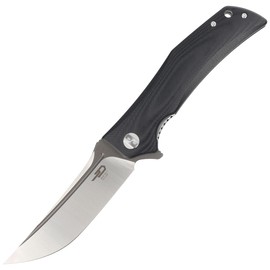 Nóż składany Bestech Scimitar Black G10, Gray / Satin D2 (BG05A-2)