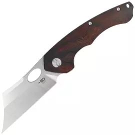 Nóż składany Bestech Skirmish Natural Ironwood, Satin 154CM (BL06A)