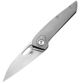 Nóż składany Bestech VK-Void White Titanium, Satin Elmax by Vulpex Knives (BT2305A)