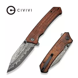 Nóż składany Civivi Tacticorix Guibourtia Wood, Damascus (C23055-DS1)