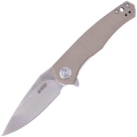 Nóż składany Kubey Cadmus Tan G10, Satin D2 by Max (KU055C)