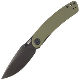 Nóż składany Kubey Momentum Green G10, Dark Stonewashed AUS-10 by Sherif Manganas (KU344G)