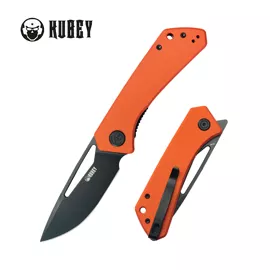 Nóż składany Kubey Thalia Orange G10, Blackwashed 14C28N (KU331O)