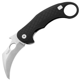 Nóż składany LionSteel L.E.One Karambit Black Aluminium, Stonewashed MagnaCut by Emerson Design (LE1 A BS)