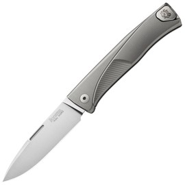 Nóż składany LionSteel Thrill Grey Titanium, Satin M390 by Molletta (TL GY)