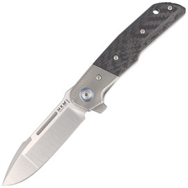 Nóż składany MKM Clap Carbon Fiber, Satin M390 by Bob Terzuola (MK LS01-CT)