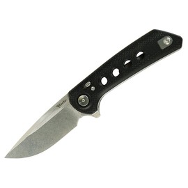 Nóż składany Reate PL-XF Black Micarta / Black G10, Stonewashed Nitro-V (PL-XF BKM.BKG10.STW)