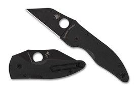 Nóż składany Spyderco MicroJimbo Black G10, Black DLC Plain CPM S30V by Michael Janich (C264GPBK)