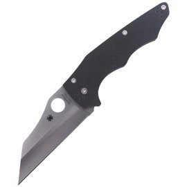 Nóż składany Spyderco YoJumbo G-10 Black Plain (C253GP)