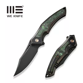 Nóż składany WE Knife Orpheus LE No 113/155 Bronze / Black Titanium / Jungle Wear Fat Carbon Fiber, Black Stonewashed CPM 20CV (WE23009-1)