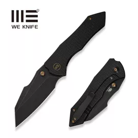 Nóż składany WeKnife High-Fin XL Black Titanium, Black Stonewashed CPM 20CV by Gavko Knives (WE24010-1)