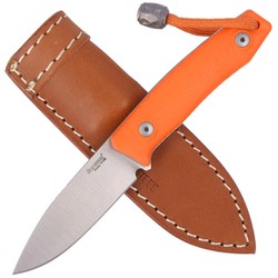 Nóż LionSteel Bushcraft Orange G10, Satin Blade (M1 GOR)