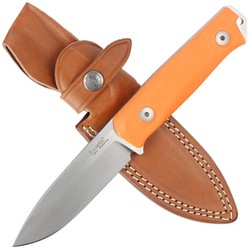 Nóż LionSteel Bushcraft Orange G10, Stone Washed Sleipner by Molletta (B41 GOR)