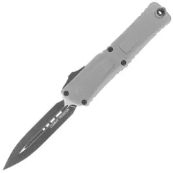 Nóż automatyczny OTF Microtech Combat Troodon D/E Gen III Natural Clear Aluminium, Black M390MK by Tony Marfione (1142-1NC)