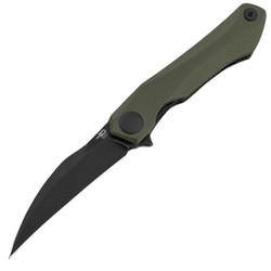 Nóż składany Bestech Ivy OD Green G10, Black Stonewashed 14C28N by Ostap Hel (BG59C)