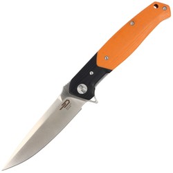 Nóż składany Bestech Swordfish Black / Orange G10, Satin D2 (BG03C)