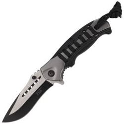 Nóż składany Herbertz CJH Hit Black-Grey Drop Point 90mm (44231 - 579112)