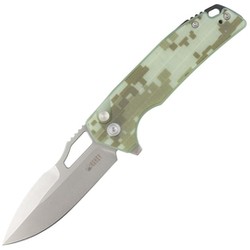 Nóż składany Kubey Knife RDF Camo G10, Bead Blasted AUS-10 by HYDRA Design (KU316C)