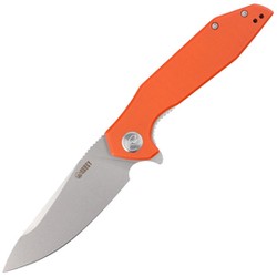 Nóż składany Kubey Nova Orange G10, Bead Blasted D2 (KU117H)