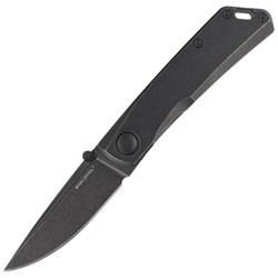 Nóż składany Real Steel LUNA Eco Black Steel, Blackwash K110 by Poltergeist Works (7083)