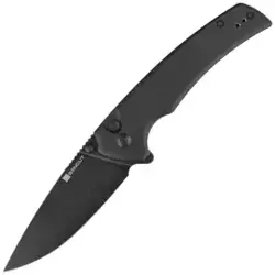 Nóż składany Sencut Serene Black Aluminium, Black Stonewashed D2 (S21022B-1)