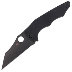 Nóż składany Spyderco YoJumbo G-10 Black, Black Blade Plain CPM S30V (C253GPBBK)