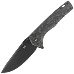 Nóż składany Tekto F3 Charlie Damascus G10, Black D2 (F3R_G1MX_D2BK1_A1)