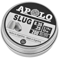 Śrut Apolo Slug 33 6.35 mm, 200 szt. 2.14g/33.0gr (19303)