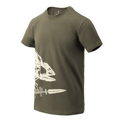 T-shirt Helikon Full Body Skeleton Olive Green