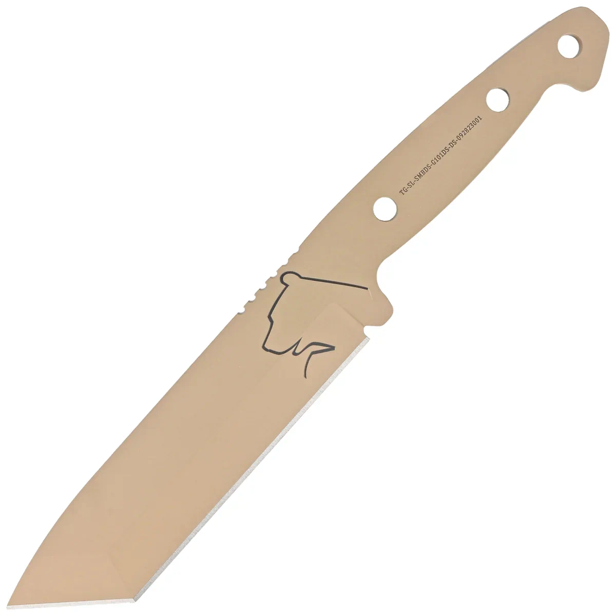 Głownia Turq Gear Bear Tanto, Cerakote Desert Sand Sleipner