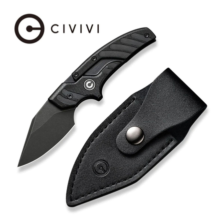 Nóż Civivi Typhoeus Black G10, Black Stonewashed 14C28N (C21036-1)