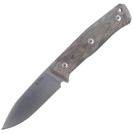 Nóż LionSteel Bushcraft Green Canvas, Satin Blade (B35 CVG)