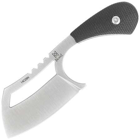 Nóż Midgards Messer Ratatosk CL Black G10, Satin 14C28N (MM008)