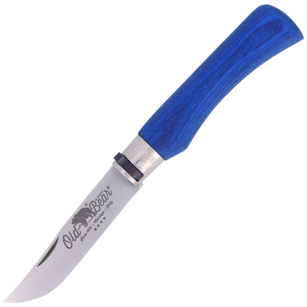 Nóż składany Antonini Old Bear Laminated Blue, Satin Stainless (9307/23_MBK)