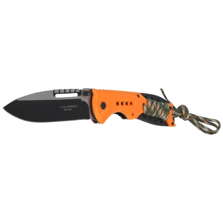 Nóż składany Herbertz CJH Orange Plastic/Paracord, Black 420 (564712 - 10000356)