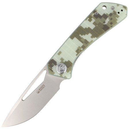 Nóż składany Kubey Knife Thalia Camo G10, Bead Blasted D2 (KU331I)