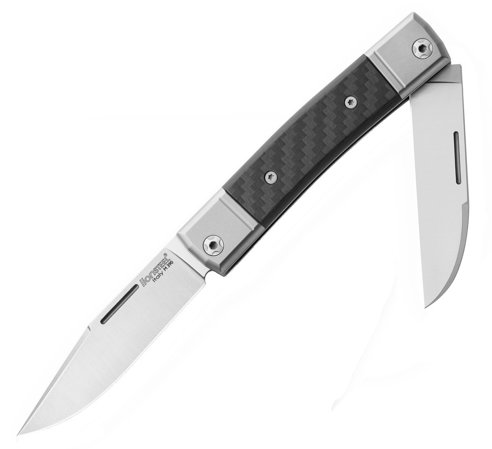 Nóż składany LionSteel BestMAN Carbon Fiber, Two Blades (BM13 CF)