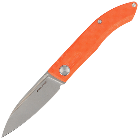 Nóż składany Real Steel Stella Orange G10, Stonewash VG-10 by Poltergeist Works (7052)