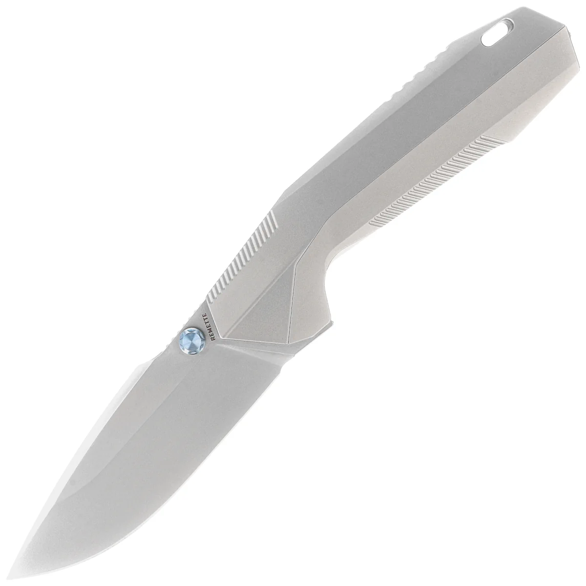 Nóż składany Remette RT-WK1-A Gray Titanium, Hand Grinding Pearlescent M390