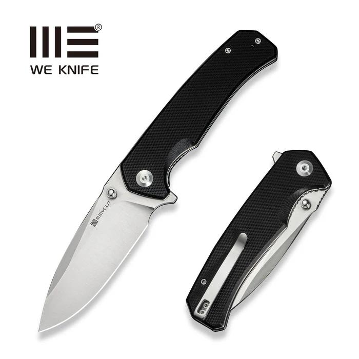 Nóż składany SENCUT Skarnax Black G10, Satin 9Cr18MoV (S24025-1)