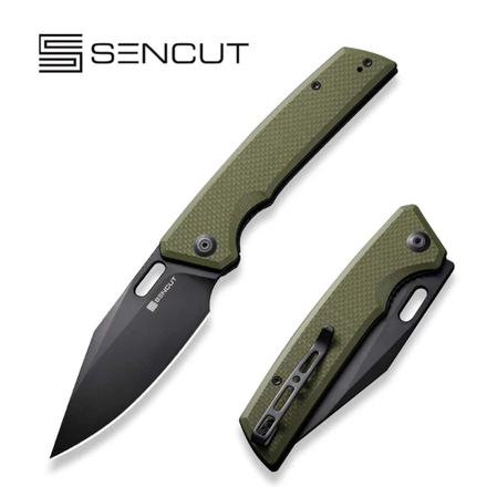 Nóż składany Sencut GlideStrike OD Green G10, Black 9Cr18MoV (S23018-3)