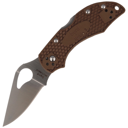 Nóż składany Spyderco Byrd Robin 2 FRN Brown, Plain (BY10PBN2)