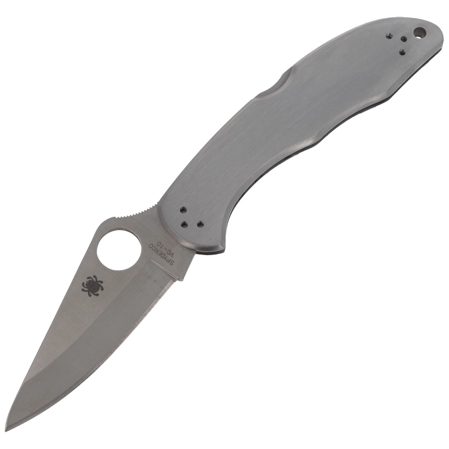 Nóż składany Spyderco Delica 4 Stainless Plain (C11P)